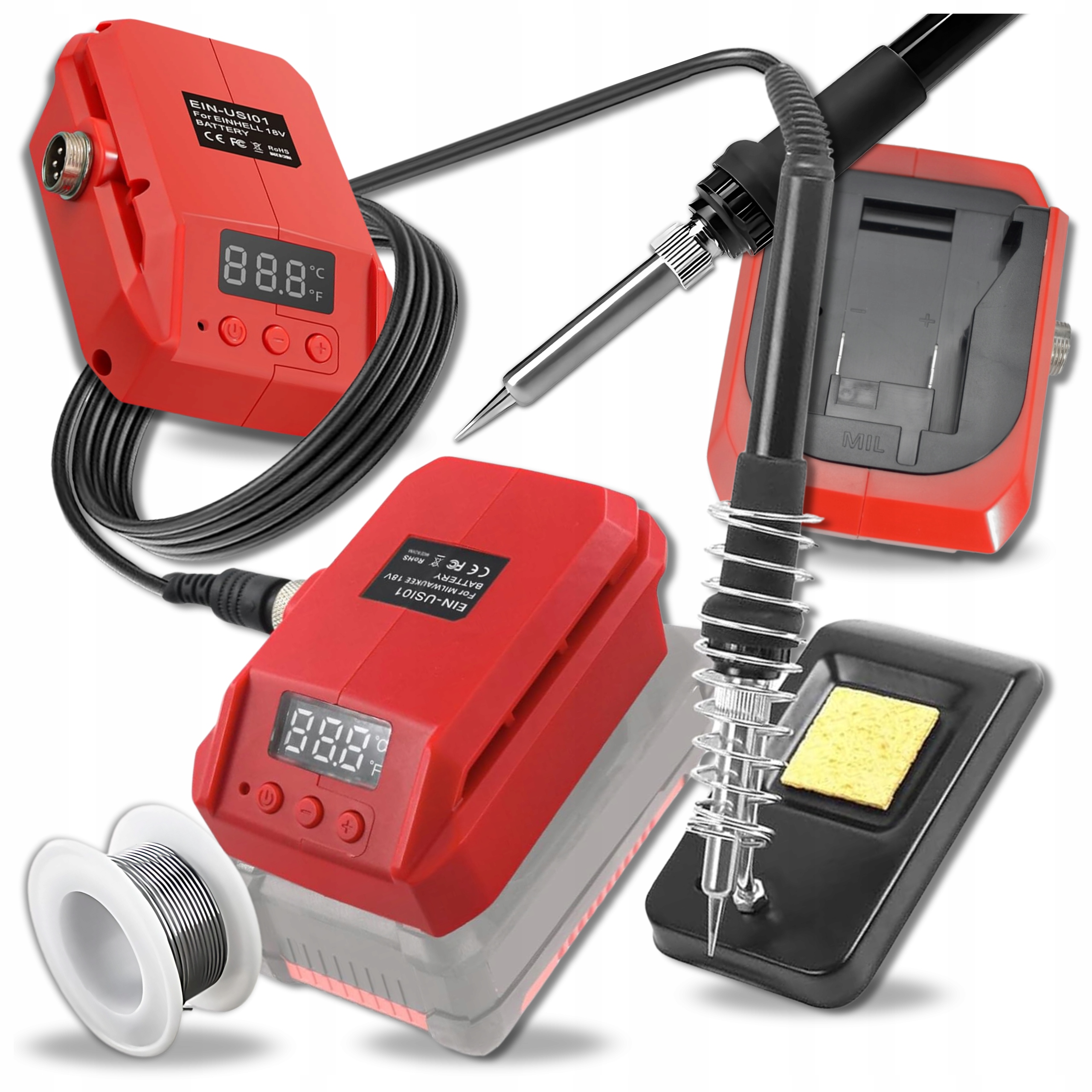 Akumulátorová Páječka Na Baterie Milwaukee 18V Akumulátor M18 Přenosná