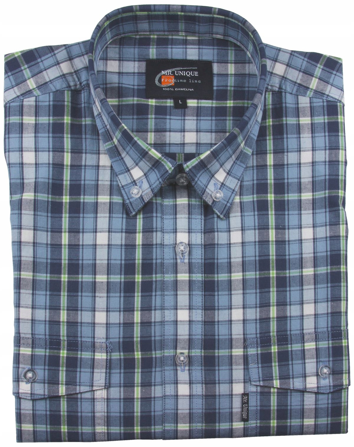 

koszula w kratę Mr Unique 100%baw_M_39/40_kl_116