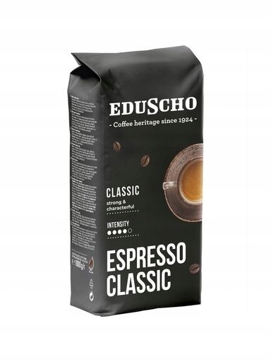 Levně Tchibo Eduscho Espresso Classic 1000 g Káva Zrnková Arabika Robusta