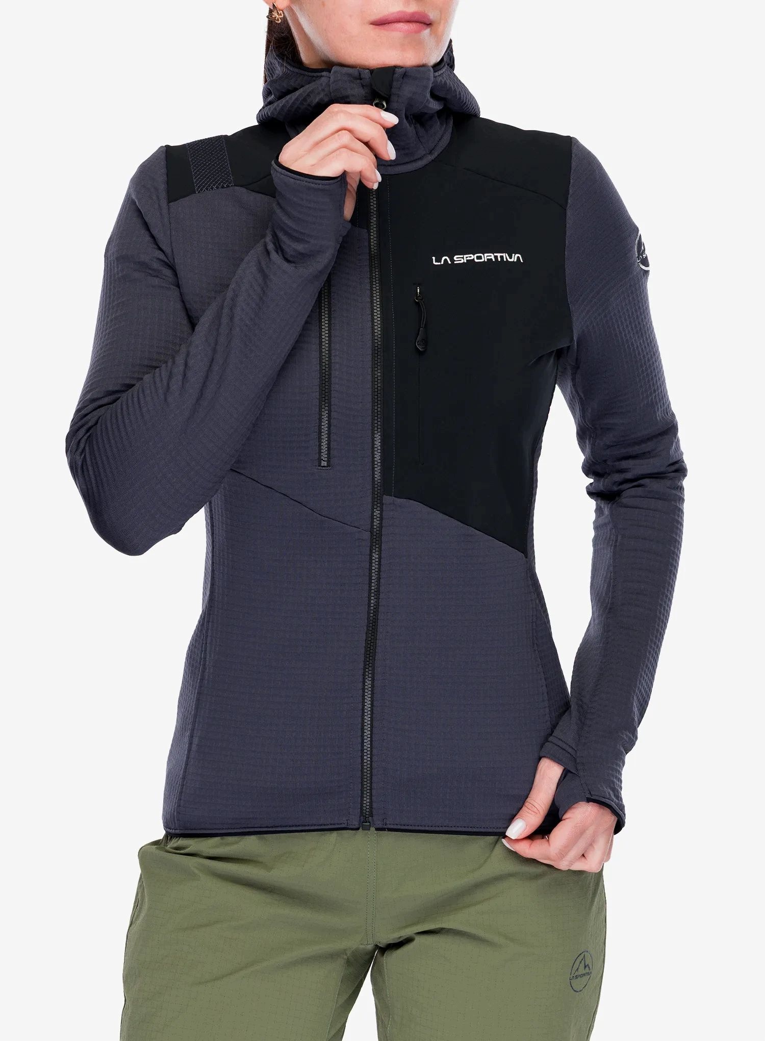 Fleecová Mikina dámský La Sportiva Lucendro Thermal Hoody onyx/black M