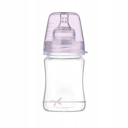 LOVI Butelka szklana DIAMOND GLASS 150 ml Baby Shower girl