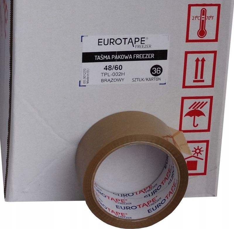 

Taśma Pakowa Kauczukowa Freezer Brązowa 48/60 1SZT