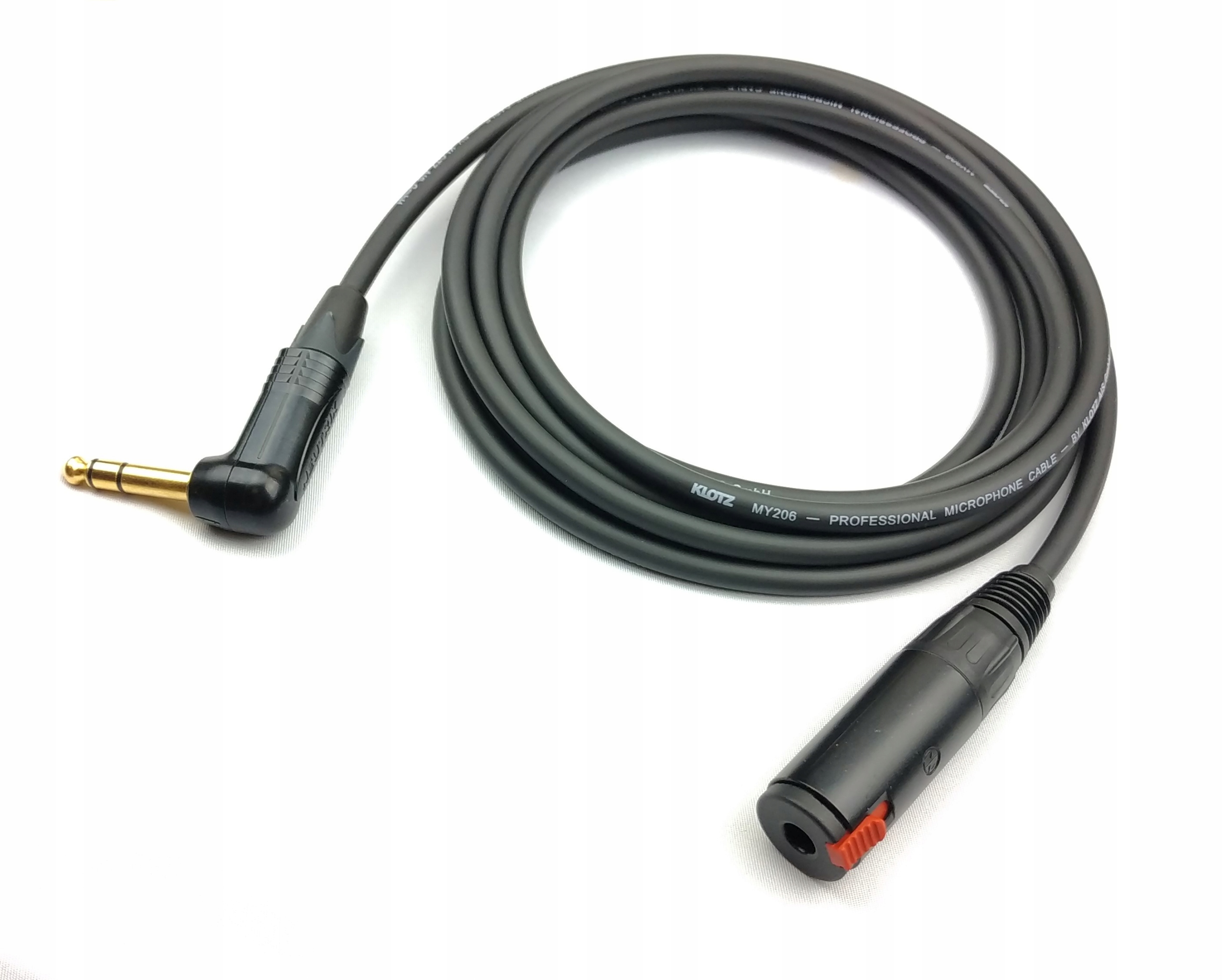 Klotz Prodlužovací kabel sluchátek Jack 6,3 mm Neutrik 8 m