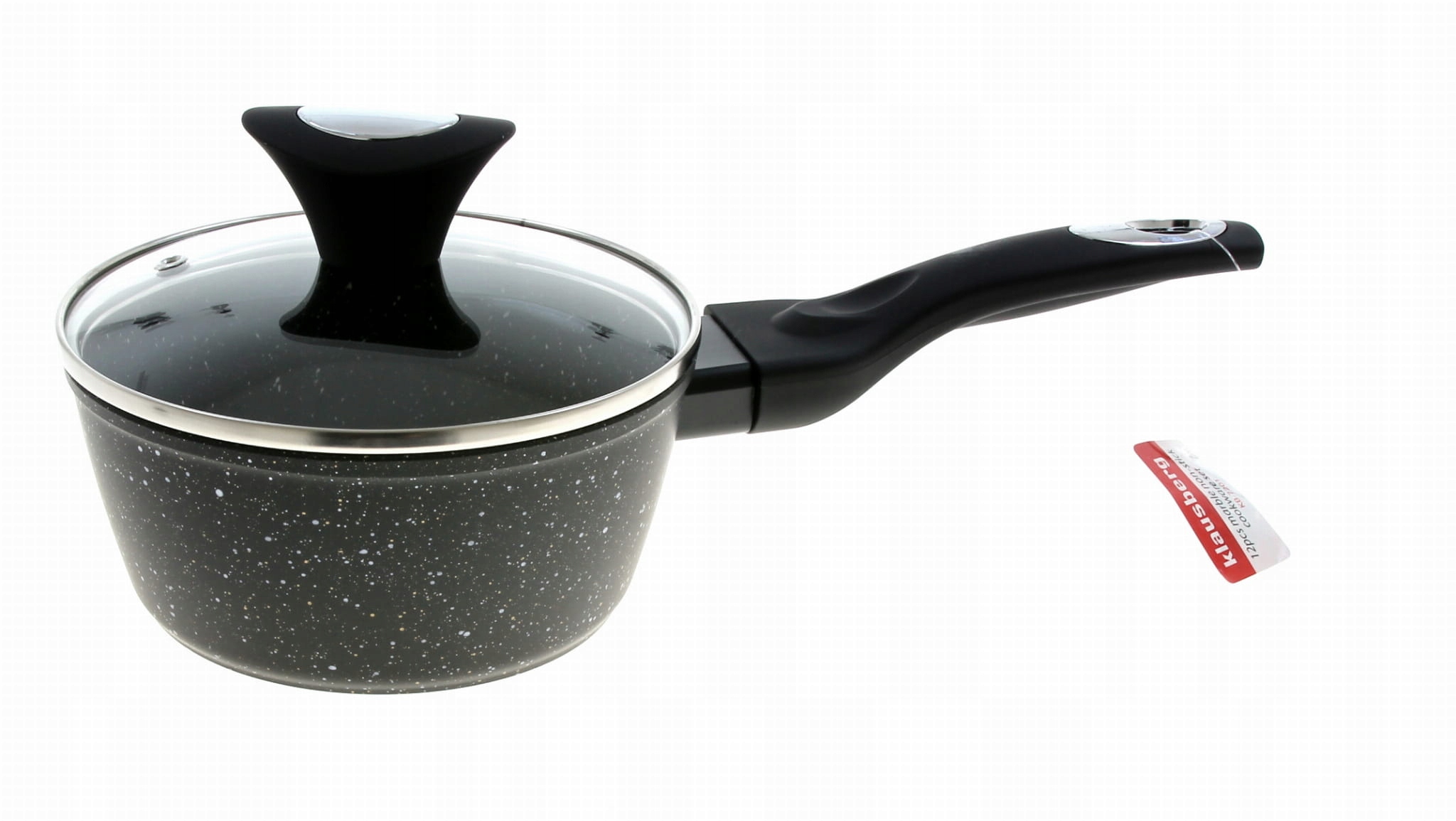 Zestaw Garnków GRANITOWYCH 12el GARNKI INDUKCJA 01 Materiał aluminiowe