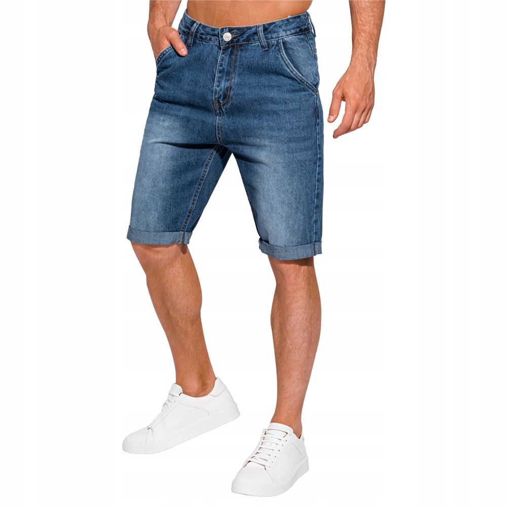 

Krótkie spodenki męskie jeansowe 416W nieb 29