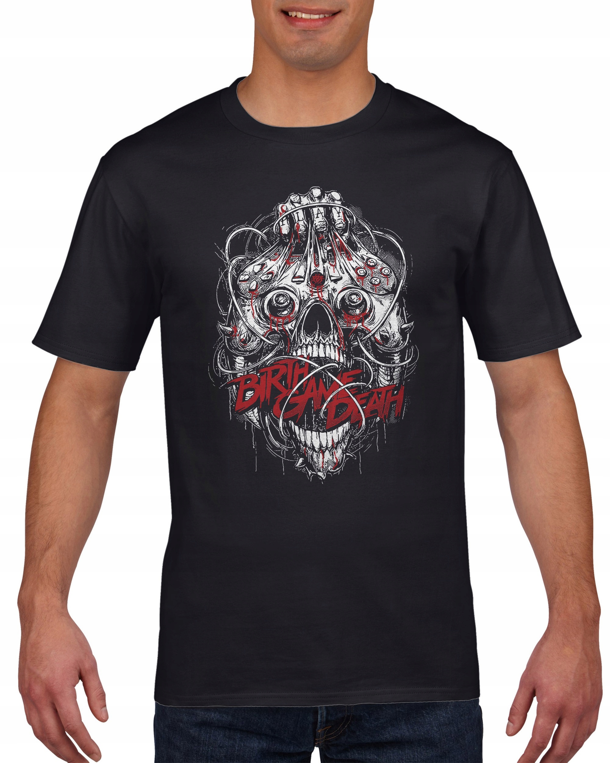 

Koszulka męska Birth Game Death c XXL