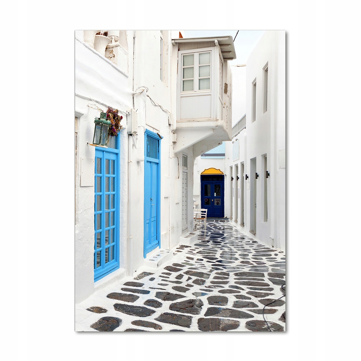 

Foto obraz szkło akrylowe Greckie uliczki 70x100cm