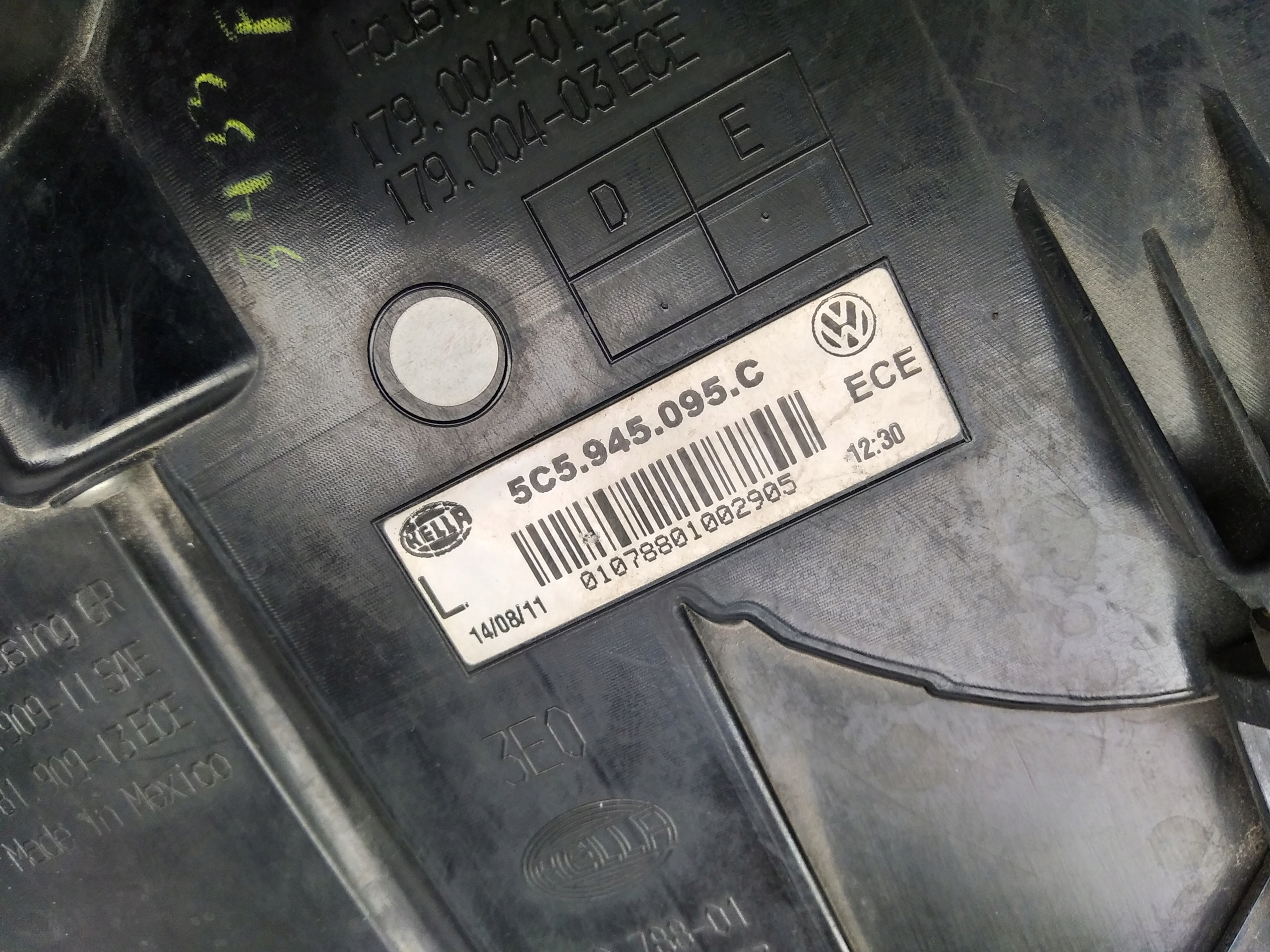 2011r + Vw Beetle light LED rear part left right OM 5C5945095C OM 5C5945096C