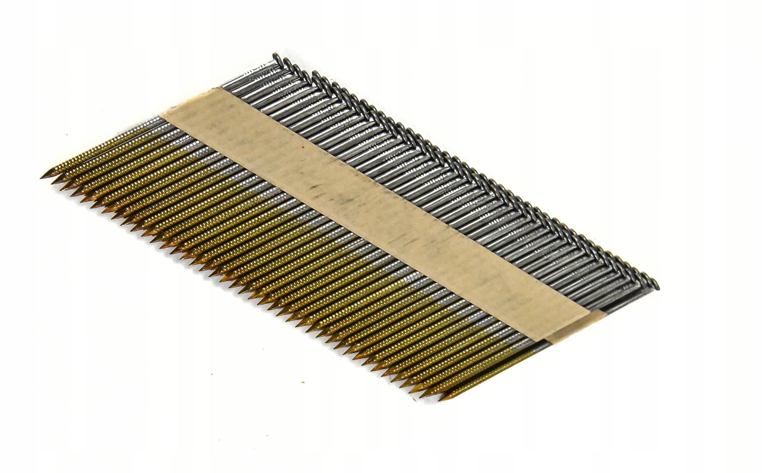 Gwoździe do gwoździarki łączone papierem 3,1x90mm 34° 2000szt Pierścieniowe EAN (GTIN) 6959136013245