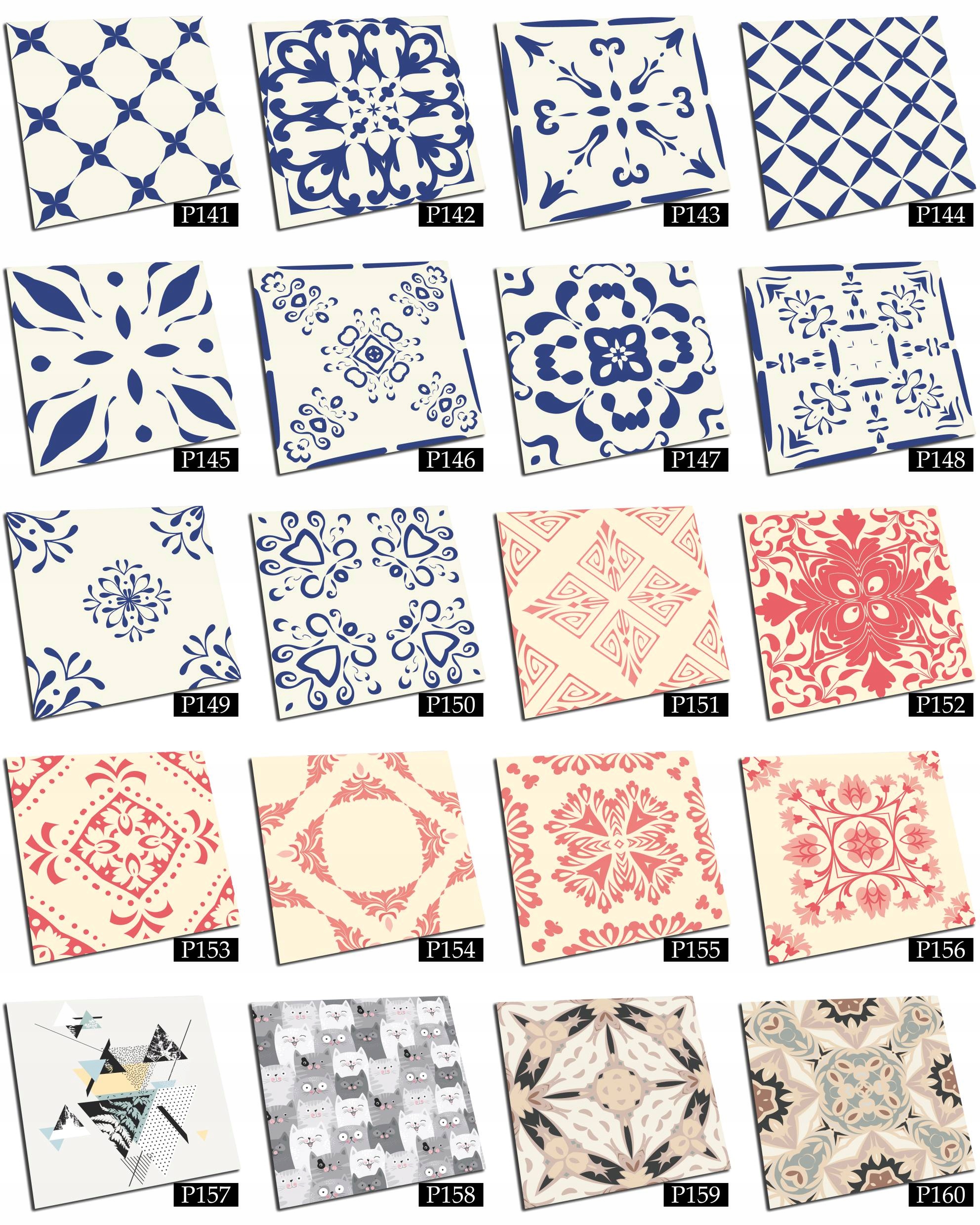 KAFLE samoprzylepne PCV 30x30 Vintage Azulejos Liczba m² w opakowaniu 0.81