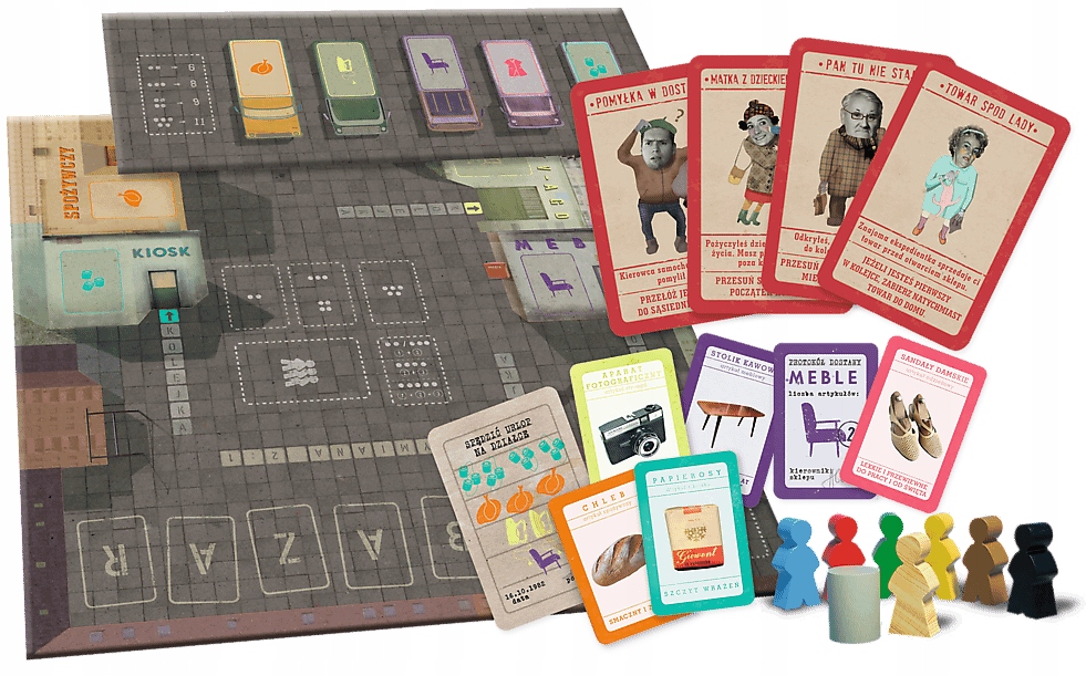 TREFL Gra planszowa Kolejka IPN PL | PRL | 01228 Kod producenta 01228