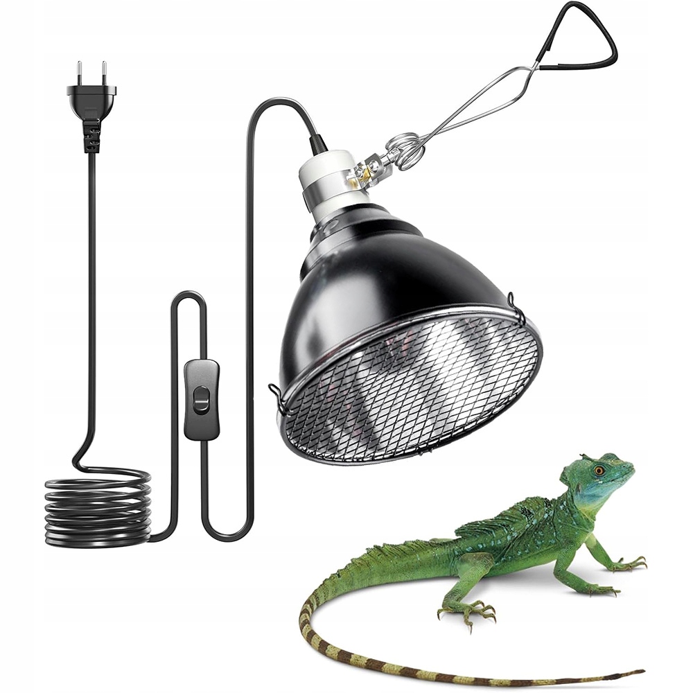 Topná Lampa Pro Plazy S Mřížkou, Držák Na Lampu Pro Plazy 200 W