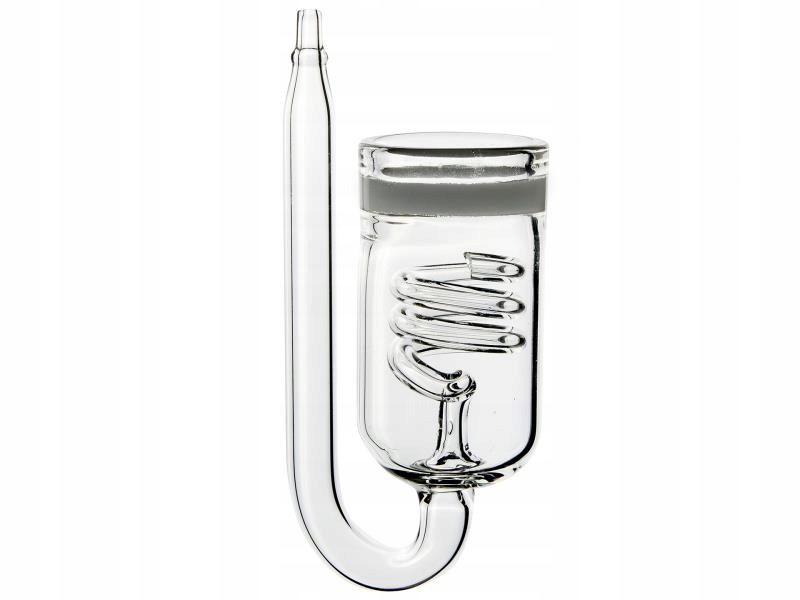 Levně Skleněný Difuzér CO2 Spiro Short 30 MM Pro Nízké Rostlinné Akvárium