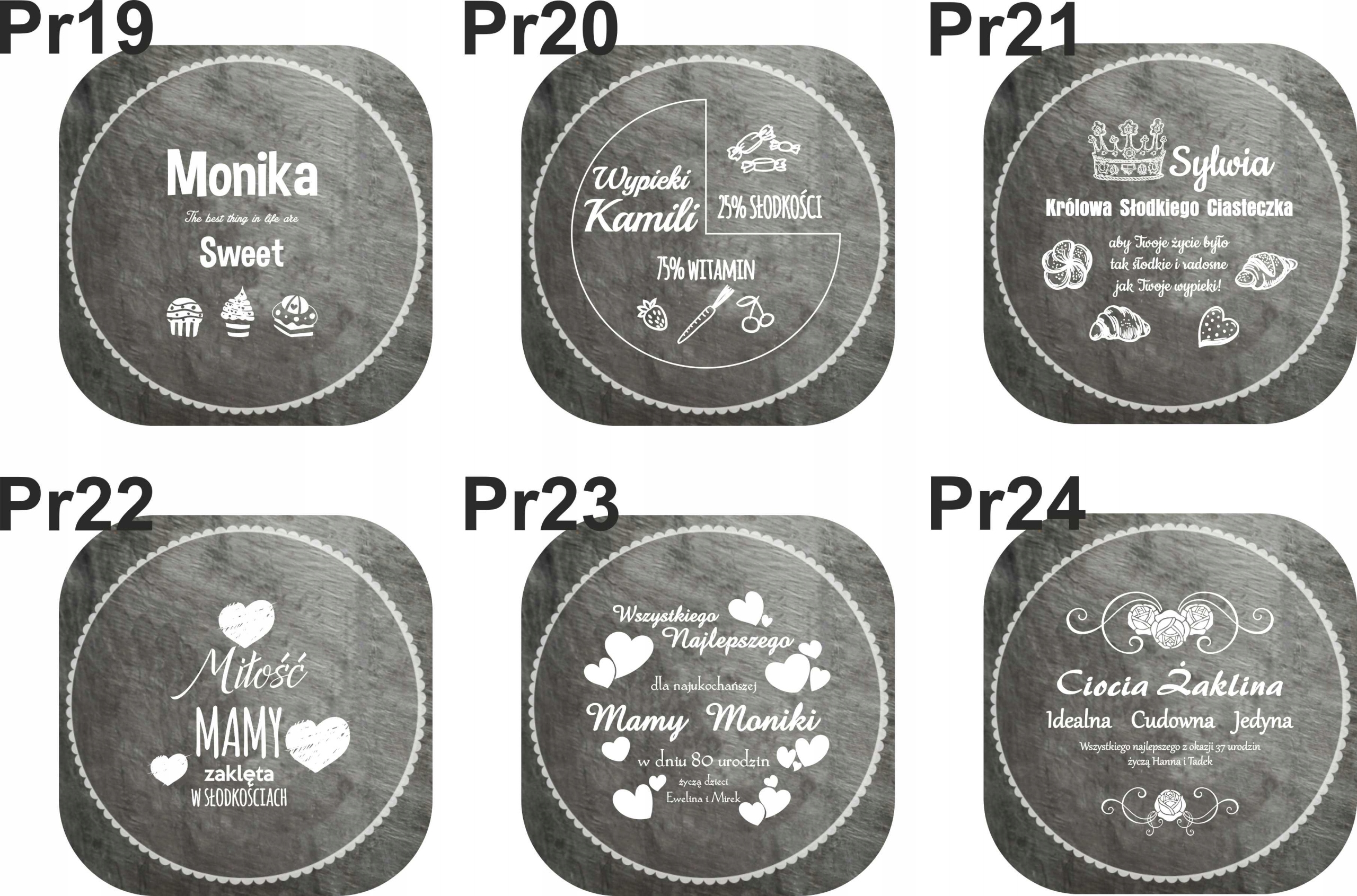 PATERA NA CIASTO Z GRAWEREM GRAWER SZKLANA Szerokość produktu 32 cm