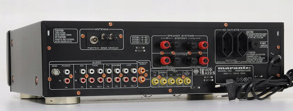 MARANTZ SR-63 MARKOWY AMPLITUNER STEREO ! Kolor czarny