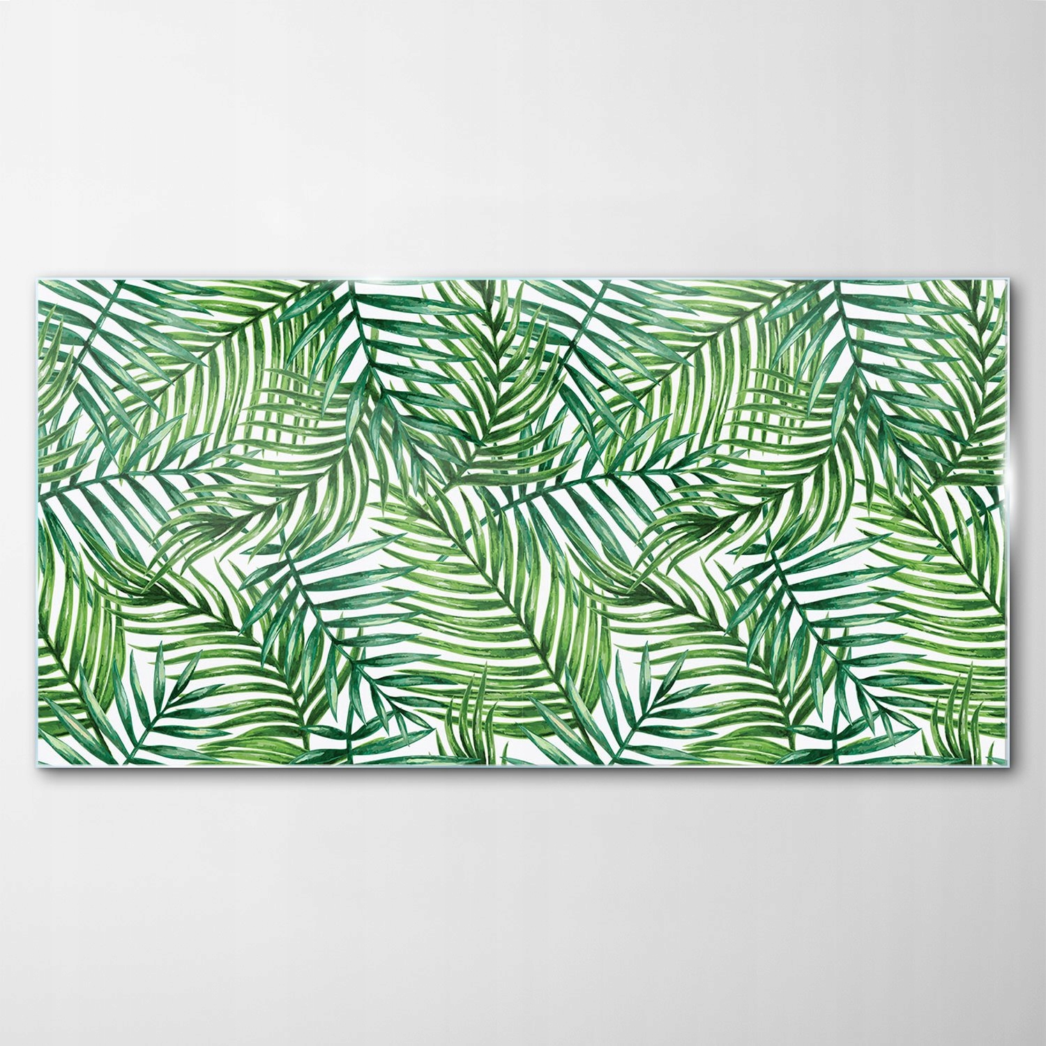 

Obraz Szklany Dekor Liście Tropiki Palma 120x60