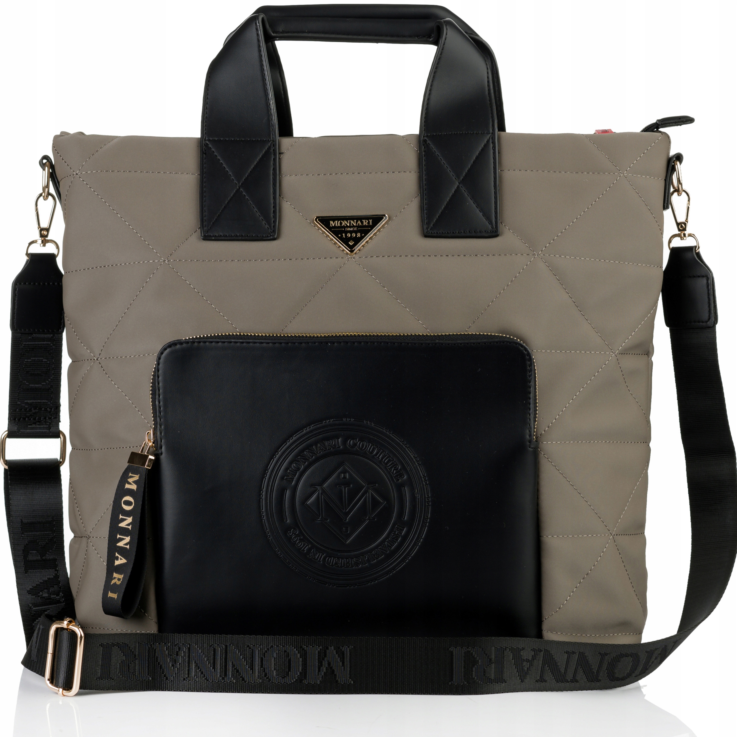 

Torebka Monnari Czarna Torba Shopper Duży Kuferek
