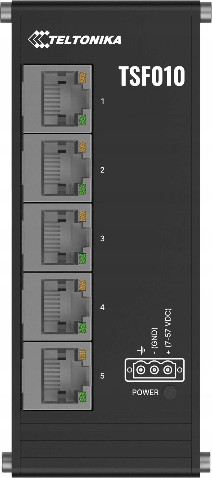 Teltonika TSF010 Přepínač 5xRJ45 10/100 Din Rail