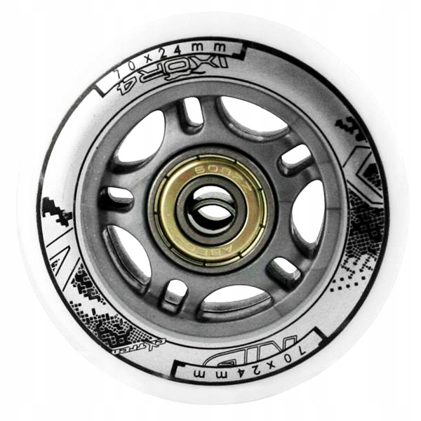 Kółeczka Kółka Do Rolek Łyżworolek ABEC-7 70MM 4 SZTUKI BIAŁE NILS 82A EAN (GTIN) 5906067696697