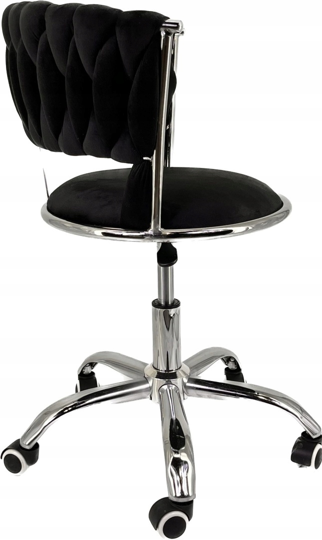 Krzesło obrotowe TRECCIA OFFICE BLACK VELVET EAN (GTIN) 5906111192793