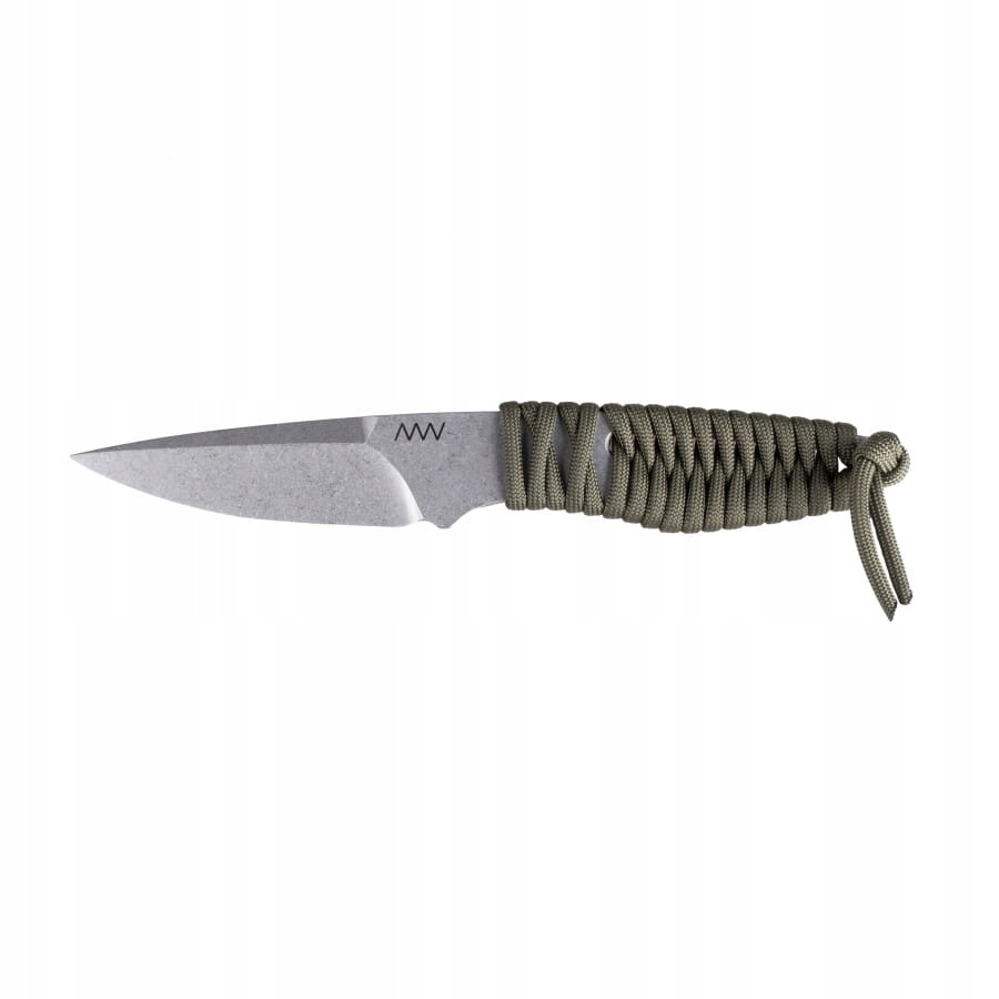 Nóż z paracordem Anv Knives P100 ANVP100-004 oliwkowy paracord