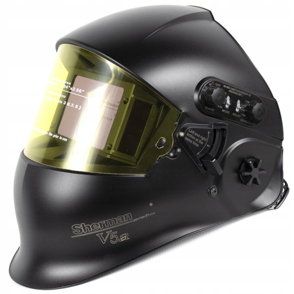 Przyłbica spawalnicza Samościemniająca duże pole widzenia Sherman V5a