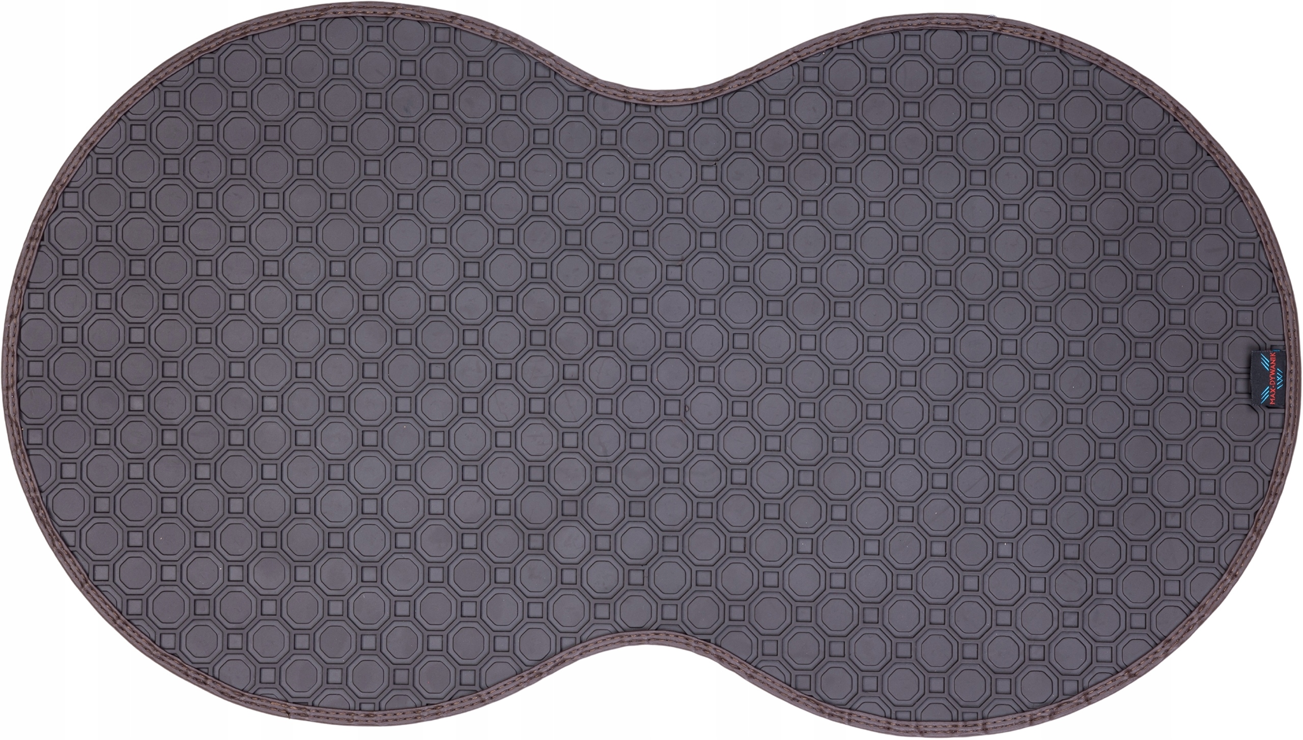 Levně Podložka pod misku pro psa kočku hnědá 41x74