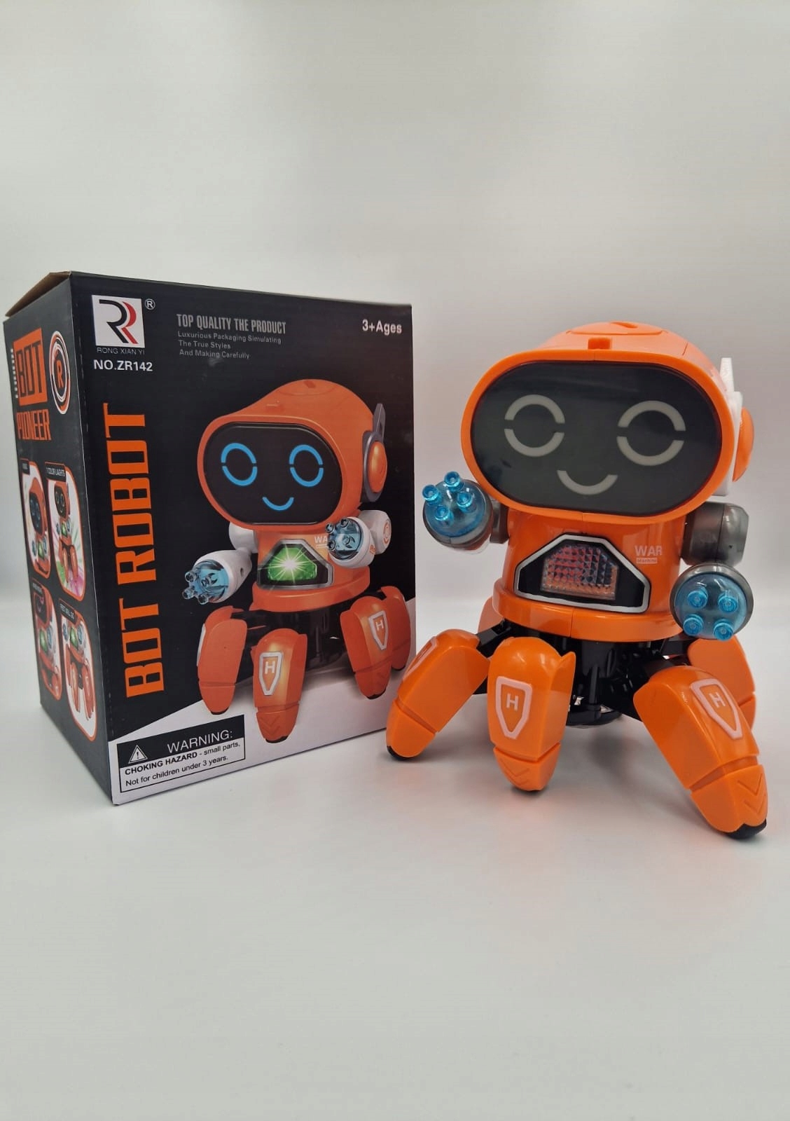 INTERAKTYWNY TAŃCZĄCY ROBOT DISCO LED DLA DZIECI Seria INTERAKTYWNE ROBOTY