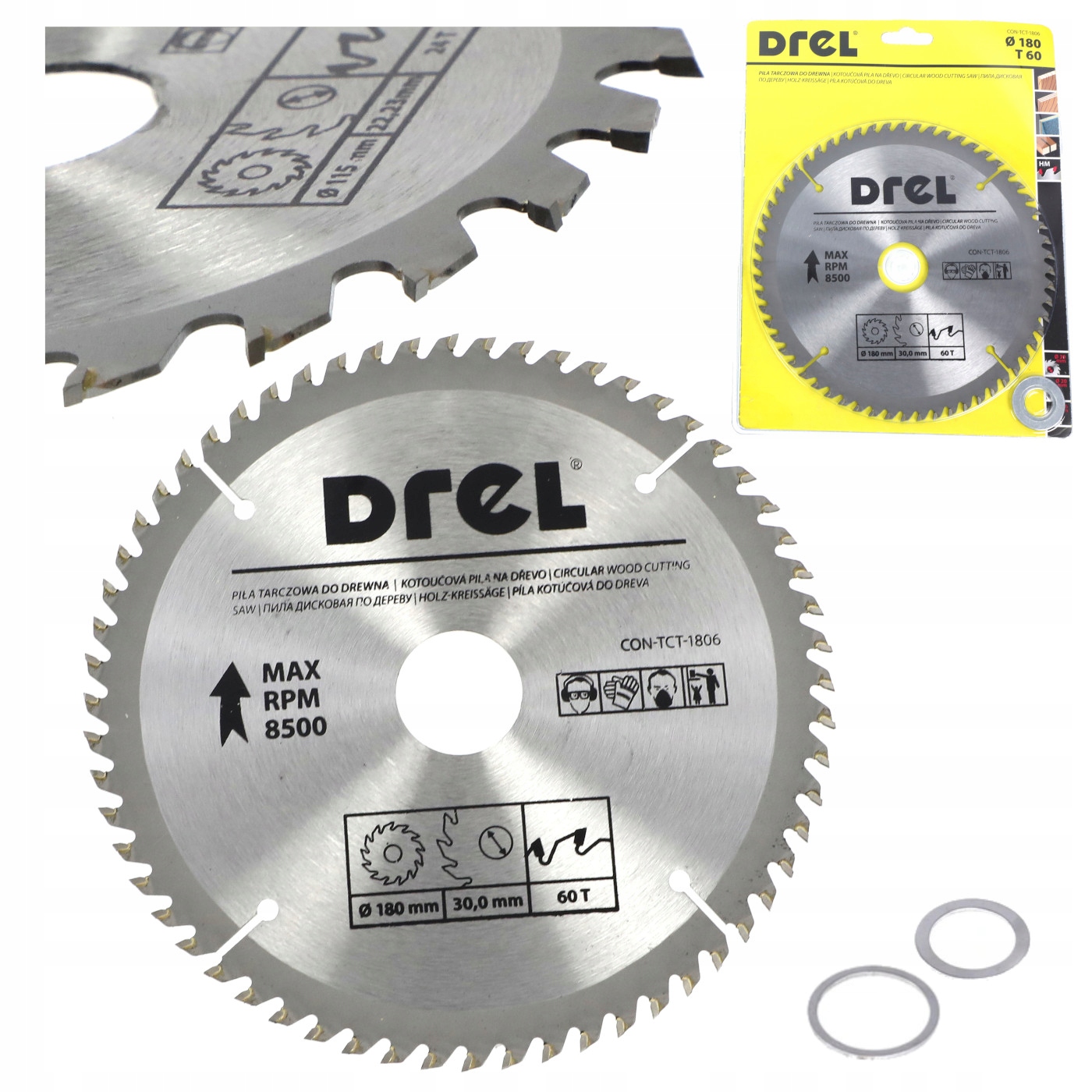 

Tarcza Do Drewna Piła Widiowa 180 X 30 mm 60T