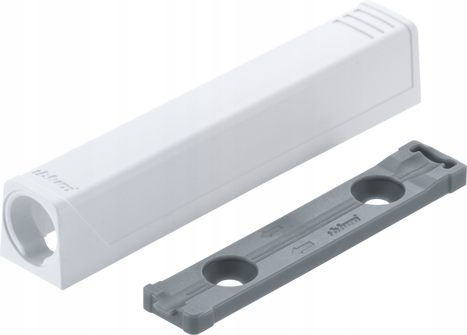 

Adapter Blum Tip-on 956A1201 prosty długi biały