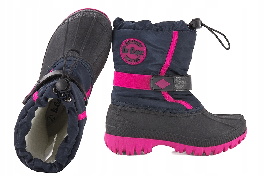 Lee Cooper Snow Lcj 21 44 0522 Śniegowce Dziecięce Buty Ocieplane