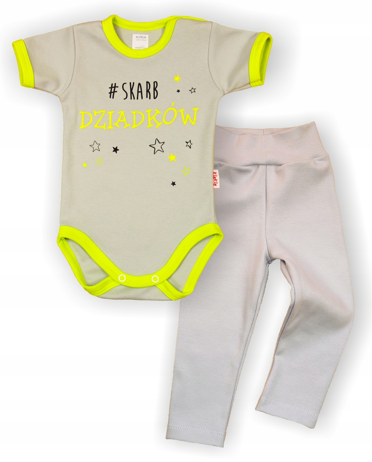 

Komplet Body KrótkiRĘKAW+Legginsy Różne 74 Klekle