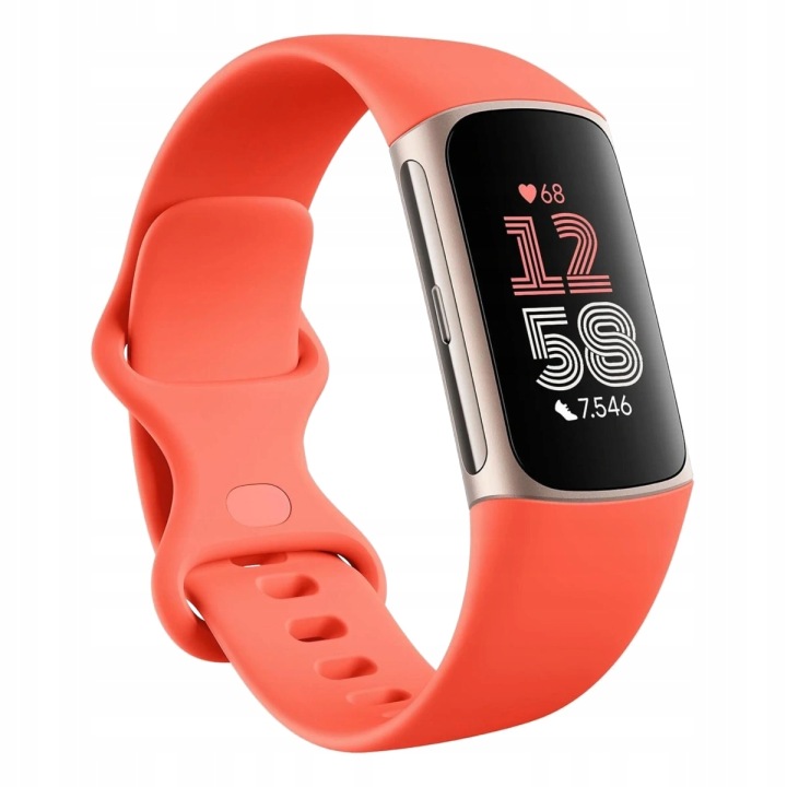 Smartband Google Fitbit Charge 6 Koralový Gps Nfc Ekg Pulzný oxymeter Silný