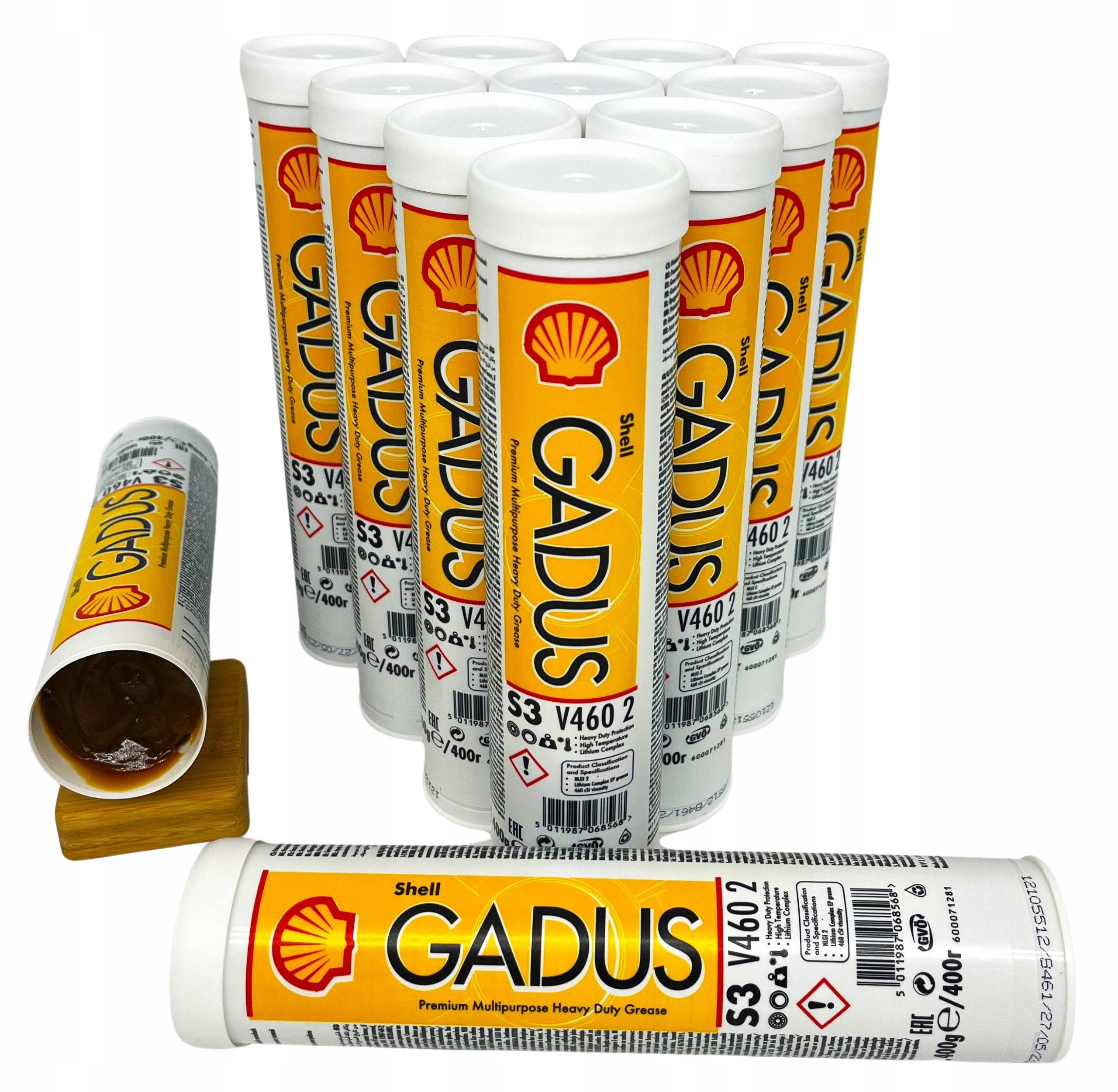 Shell Gadus S3 V460 2 400g Tuby 12 sztuk zamiennik LIEBHERRA