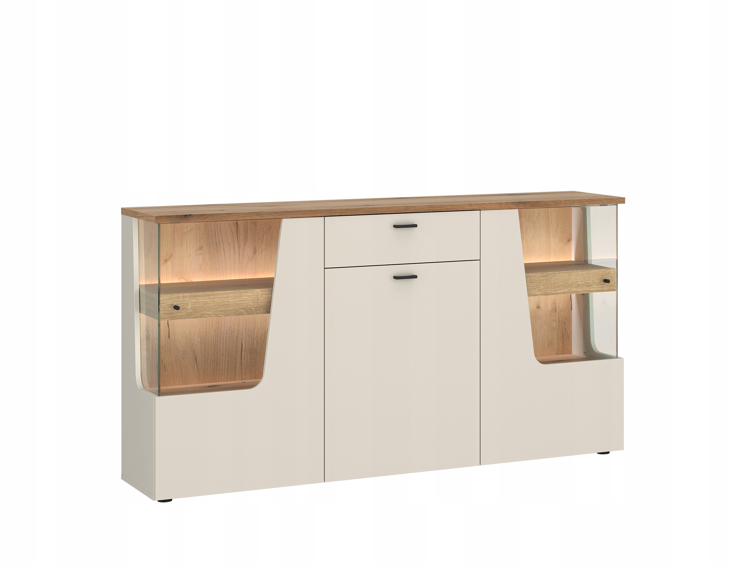Cut Out CTUK01 Komoda 3D1S Cashmere Dąb Coast Evoke