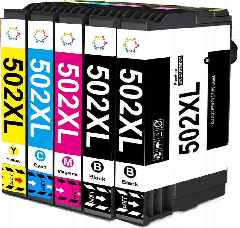 

5x Tusze do Epson 502XL XP-5100 WF-2800 WF-2860dwf