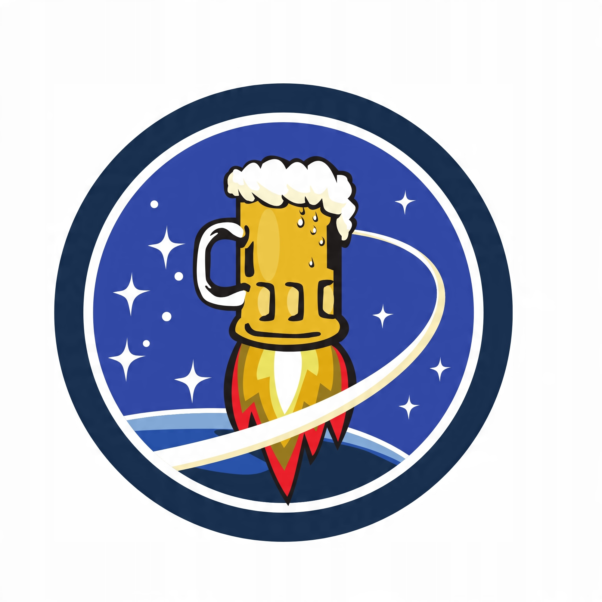 

Naprasowanka Kosmos Nasa Piwo Naklejek Na Odzież 1