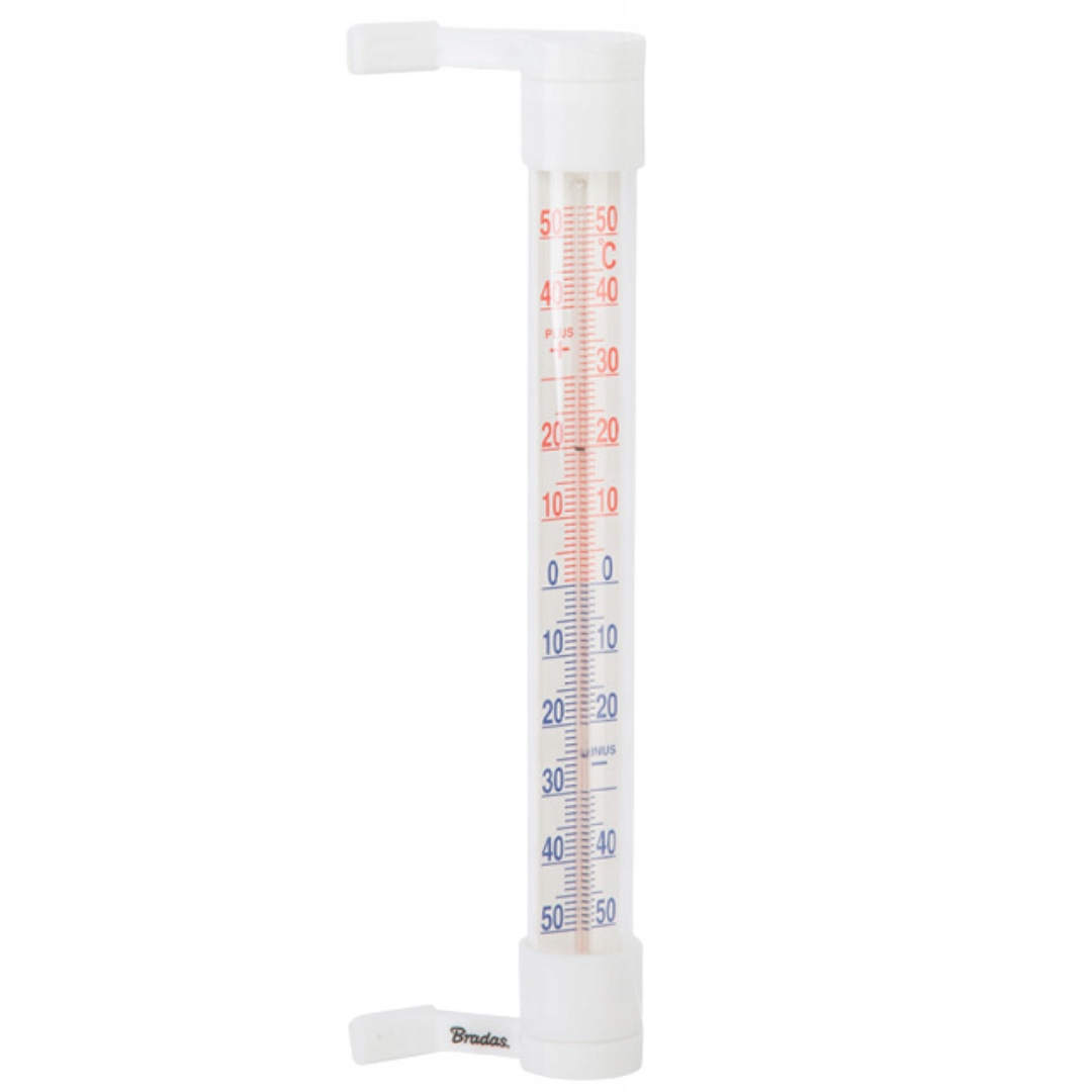 Termometr zewnętrzny zaokienny Biały WHITE LINE