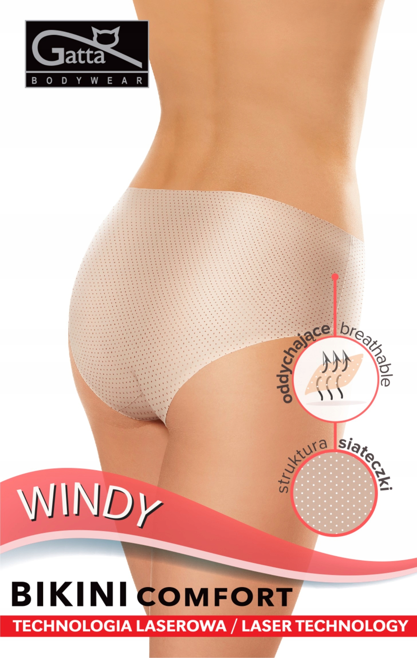

Gatta Windy Bikini Comfort Figi damskie r. L biały