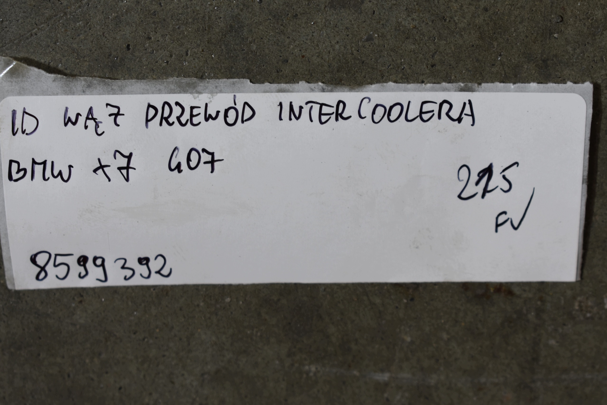 IDEALNY hadice vedení intercoolera BMW X7 G07 1