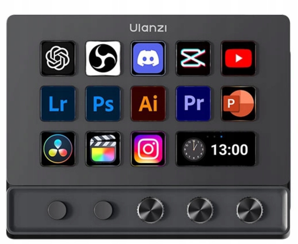 Konsola Ulanzi Creative Deck D200X Stream dla twórców i streamerów
