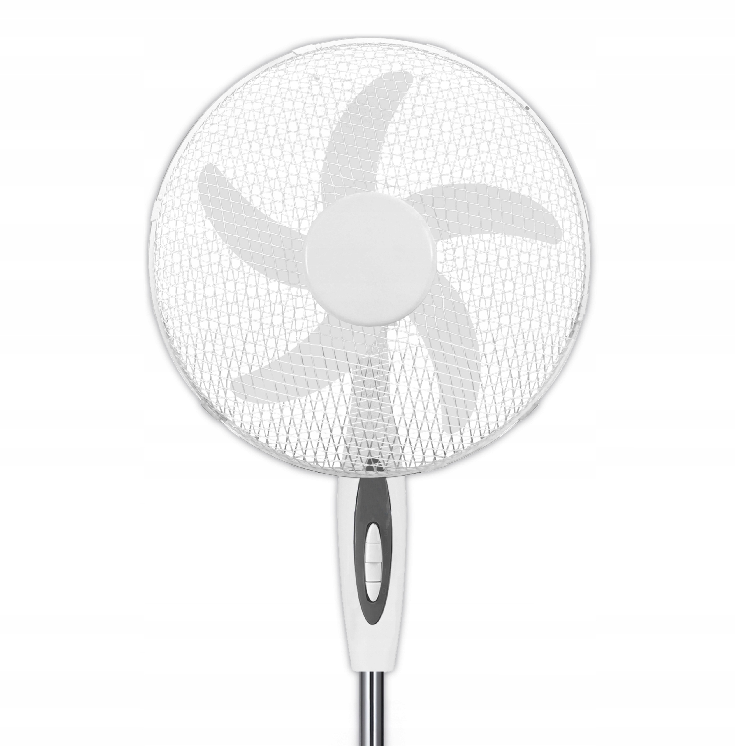 Podlahový Ventilátor Tichý, Silný Bílý Ventilátor Stojící Ve Velkém Klimatu