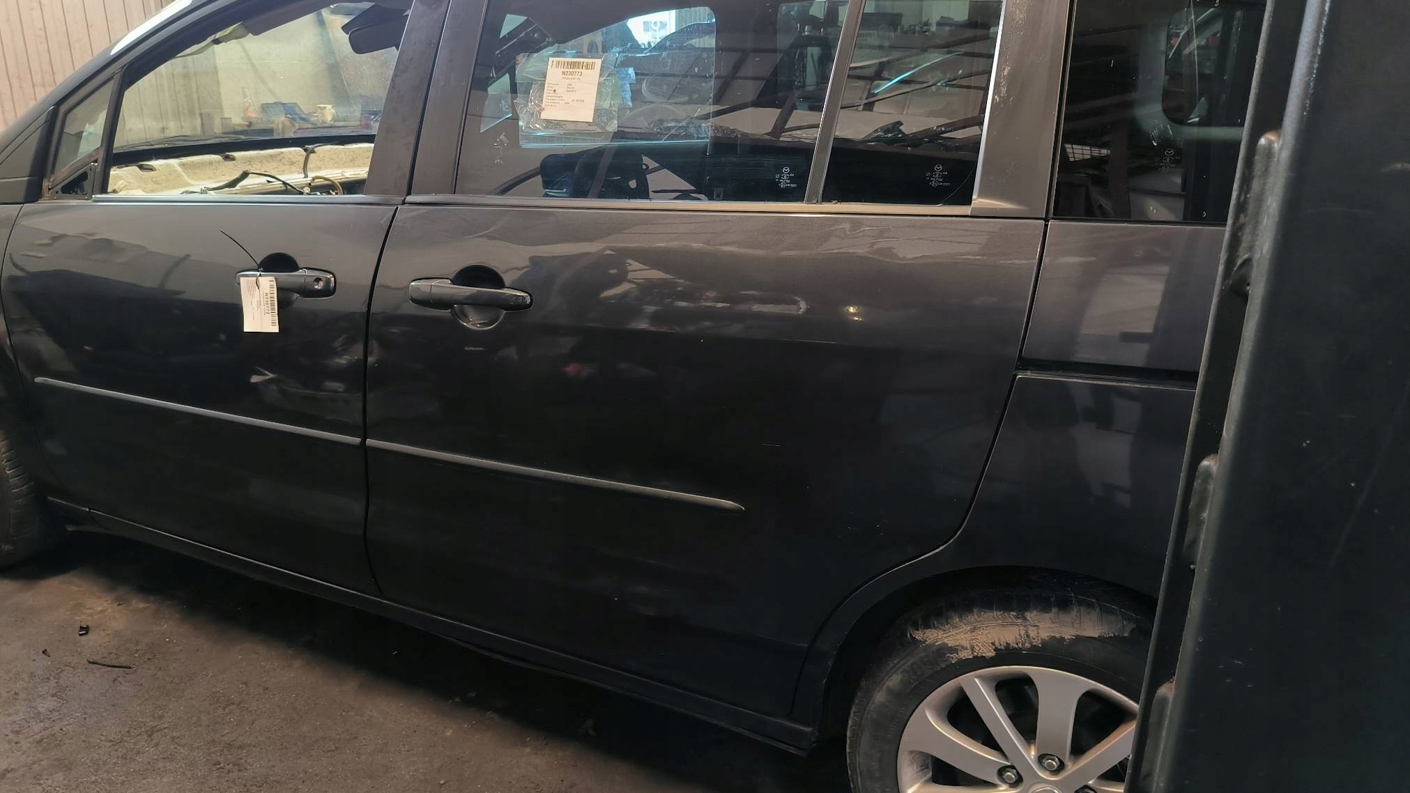 door left rear part silver MAZDA 5 and CR