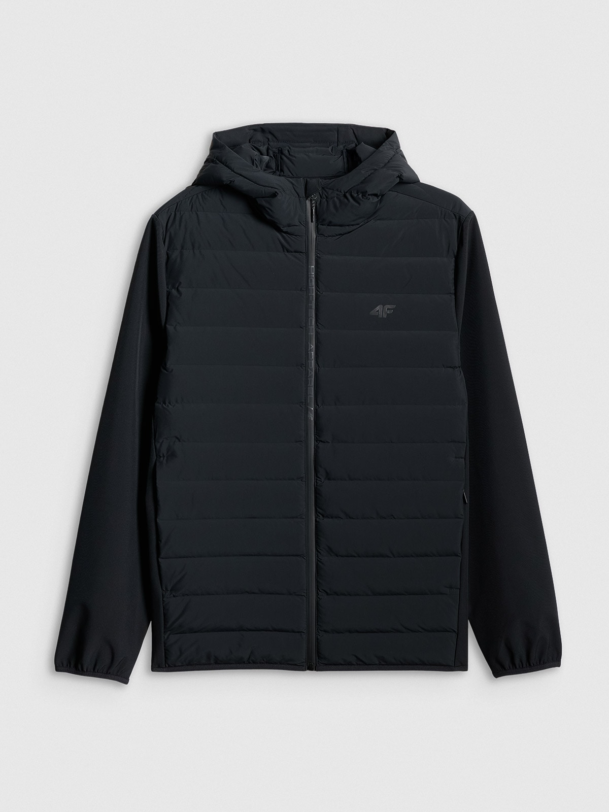 4F Pánská Bunda Černá Regular Hydrofobní L