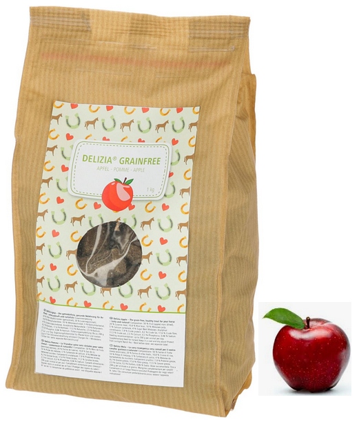 

Delizia Bez Zboża Smakołyk Dla Konia Jabłko 1KG