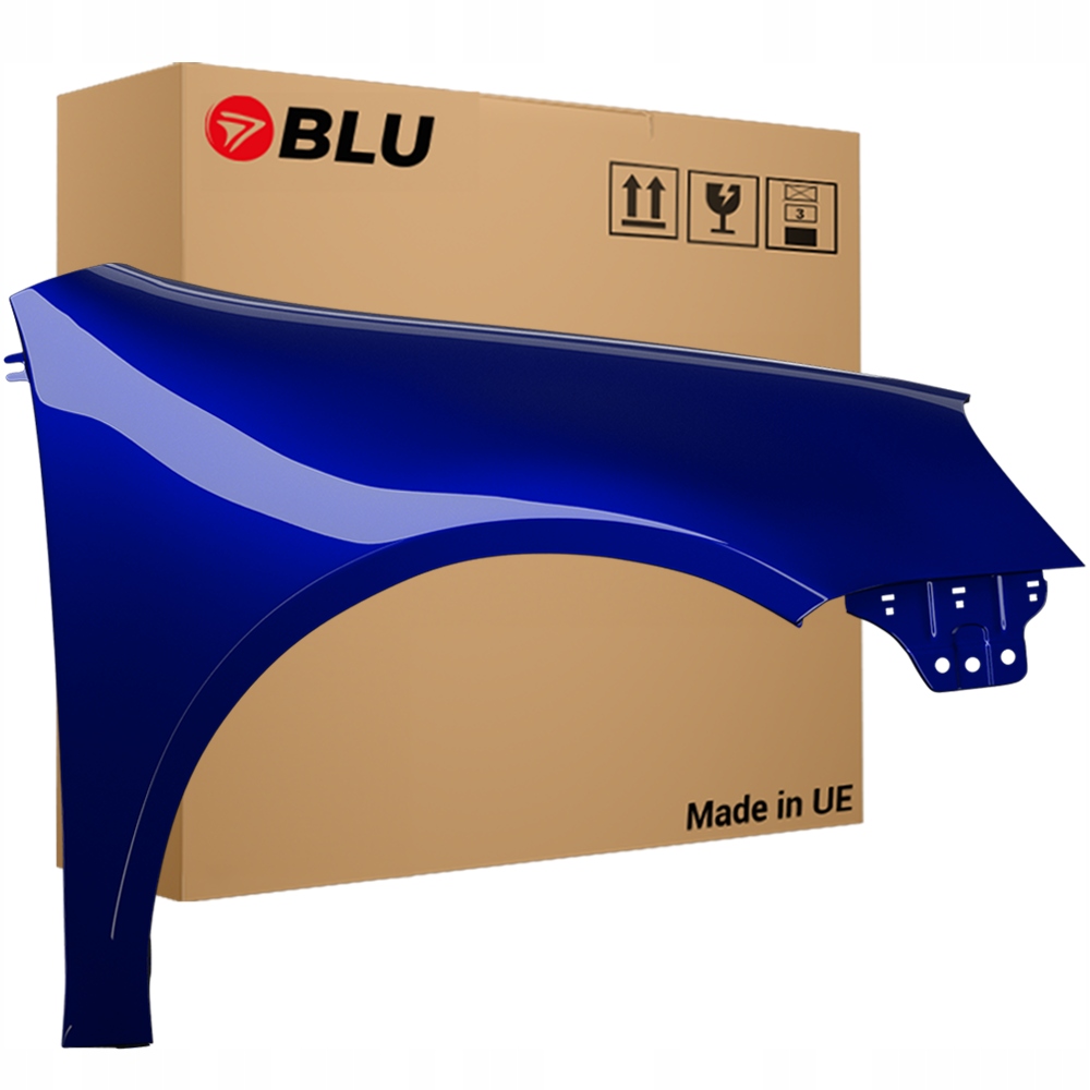 Blu Blatník Vw Golf V 5 LB5N pravý modrý 03-09 přední hatchback pozink