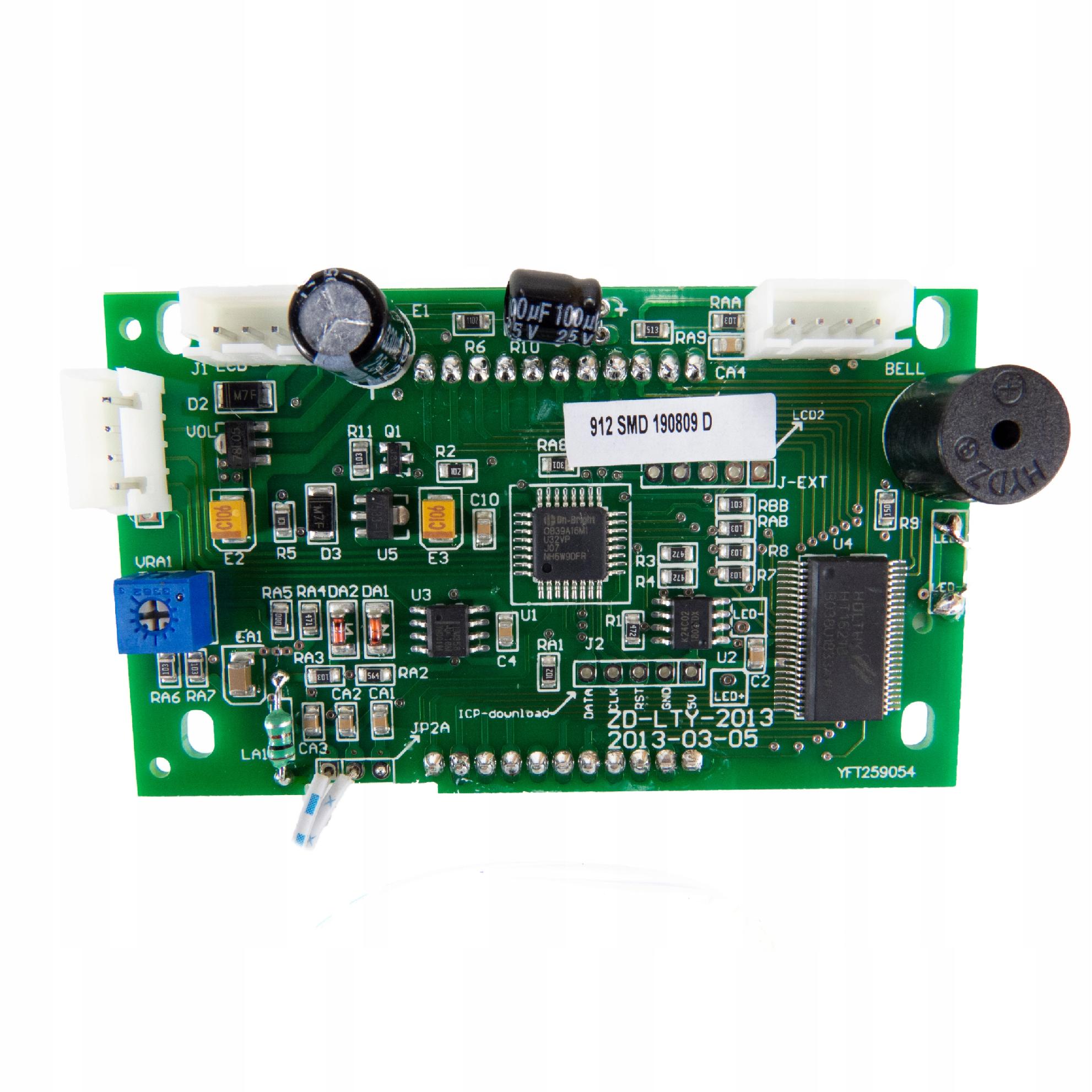 Ovládací Deska Horkovzdušné LCD Stanice Modulu ZD-912 Modrá