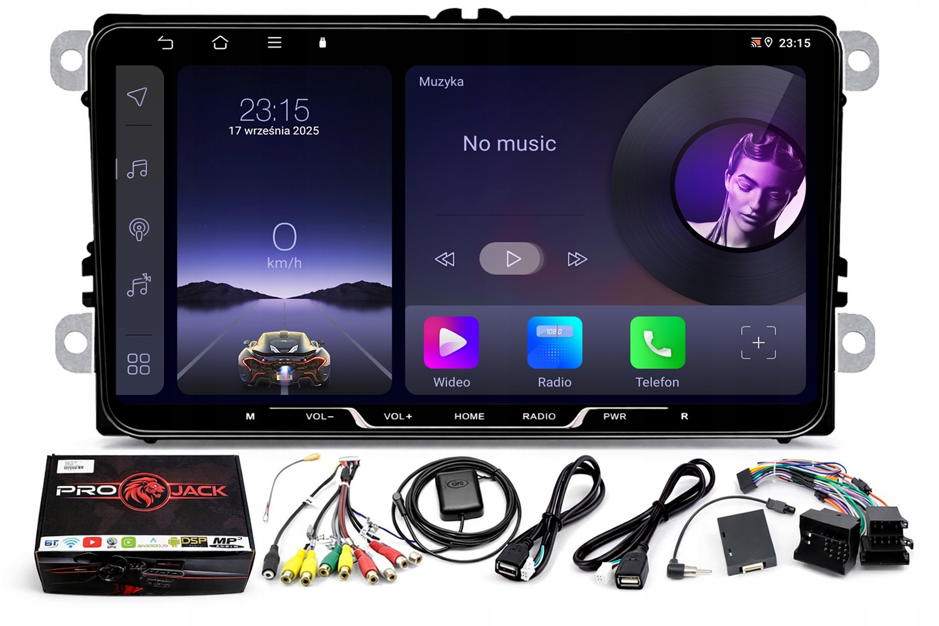 Rádio Navigácia Gps Android Vw Passat B7 2010-2014 Wifi Carplay 4/64GB
