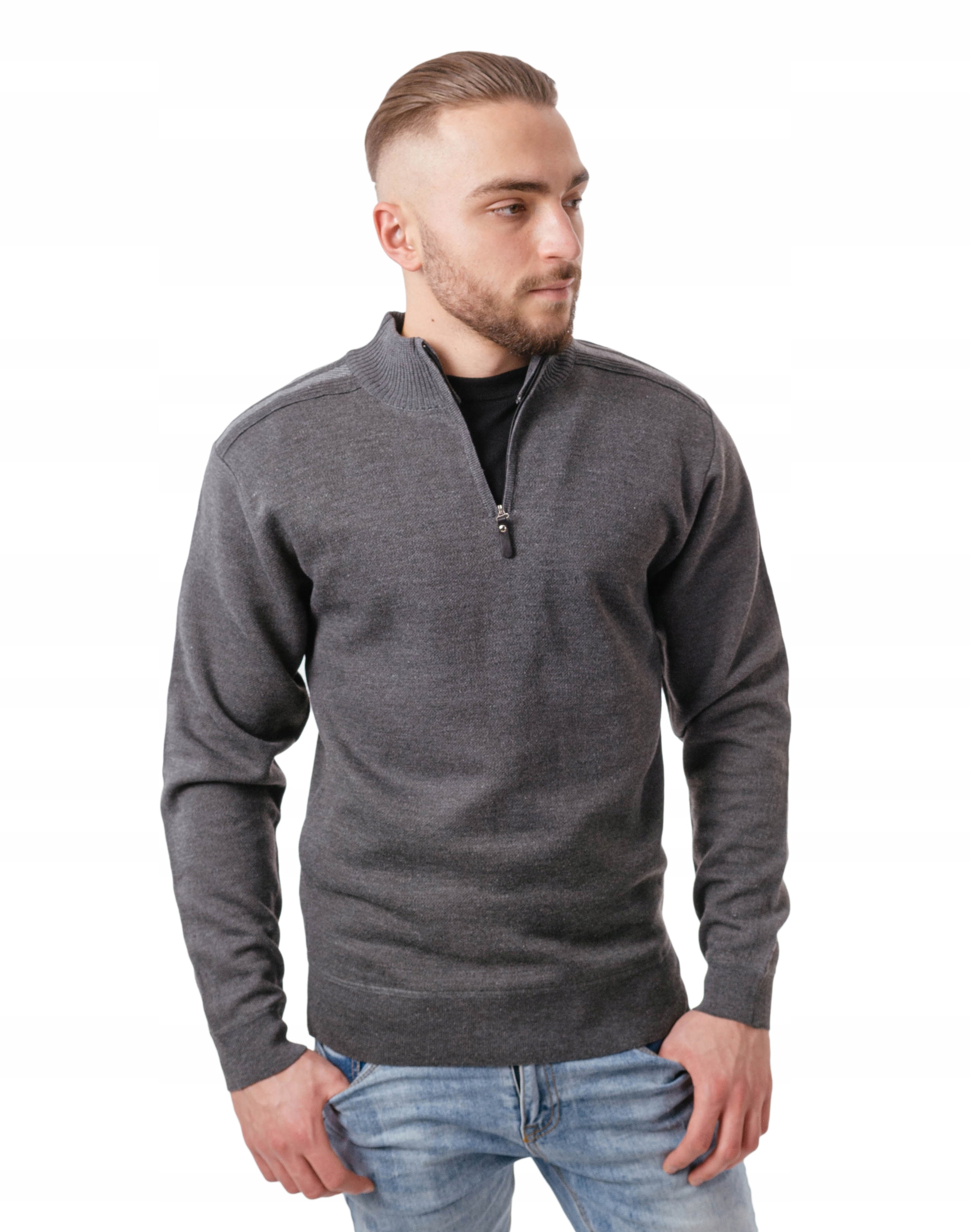 

Sweter Męski Półgolf Rozsuwany Swetry 2425 -03 XXL