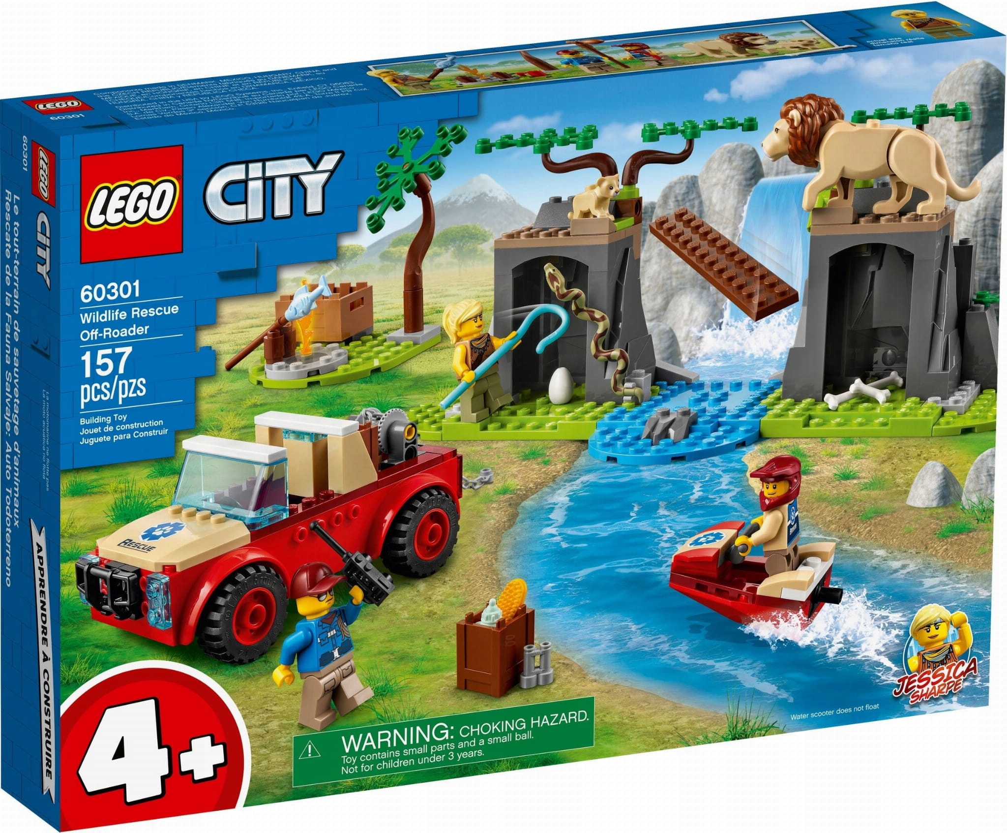 

Lego 60301 Terenówka ratowników dzikich zwierząt